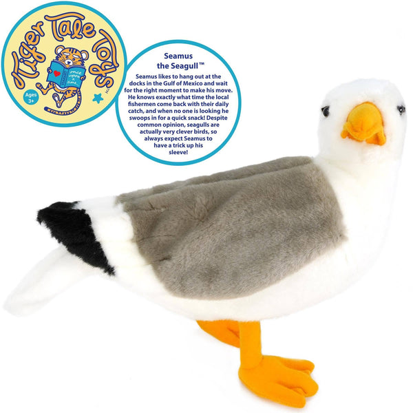 VIAHART Toy Co. - Seamus The Seagull | 12 Inch Stuffed Animal Plush | By TigerHart Toys