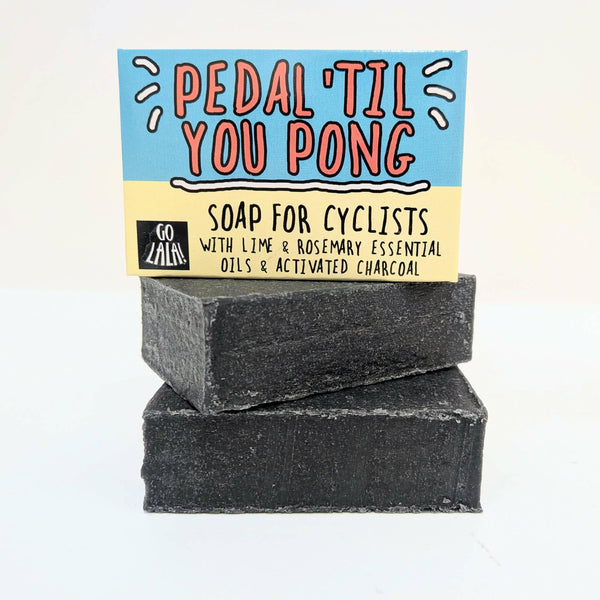 Go La La - Pedal Til You Pong - soap for cyclists