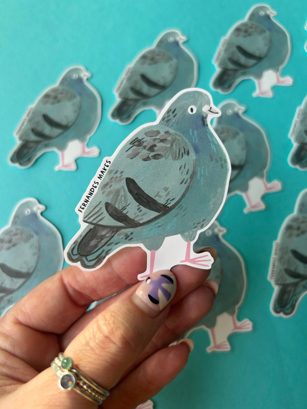 Fernandes Makes - Pippin The Pigeon Vinyl Sticker