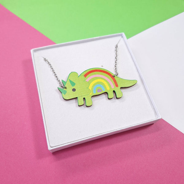Prickle People - Dinosaur Necklace, Dinosaur Gift, Prickle People