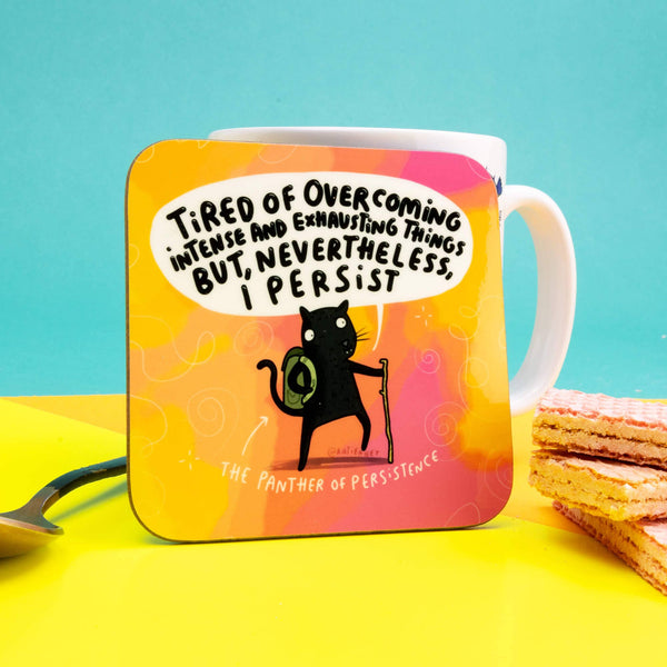 Katie Abey - Panther of Persistence Coasters