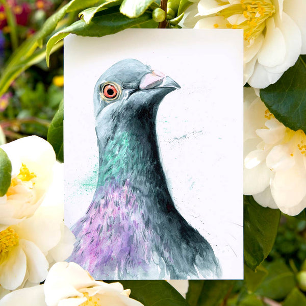 Kate Moby - Inky Pigeon Post Luxury Postcards