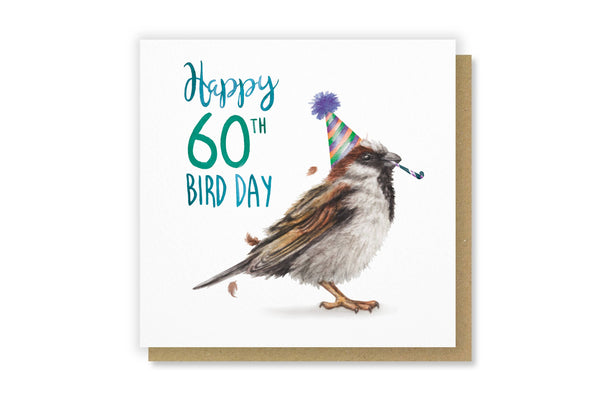 Citrus Bunn - Happy 60th Birthday Pun Greetings Card