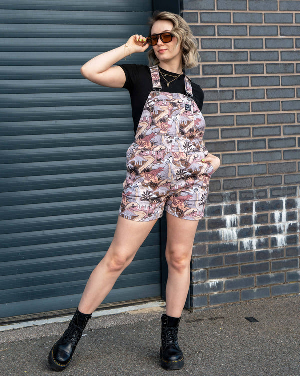Rebel Romance - Rebel Romance Dinoverse Dungaree Shorts