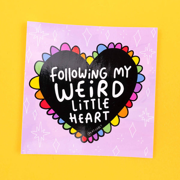 Katie Abey - Weird Little Heart Vinyl Stickers