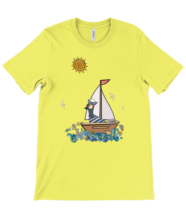 Sailor Pige Canvas Unisex Crew Neck T-Shirt (2024)