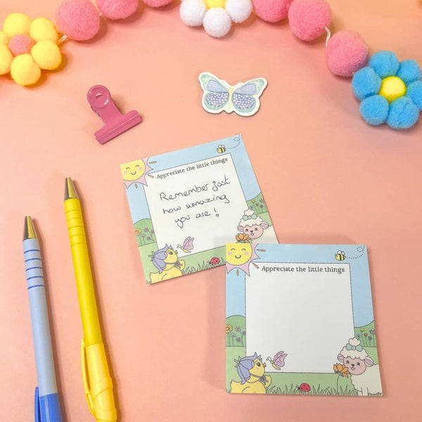Sunshine Lane - Appreciate the Little Things Sticky Notes