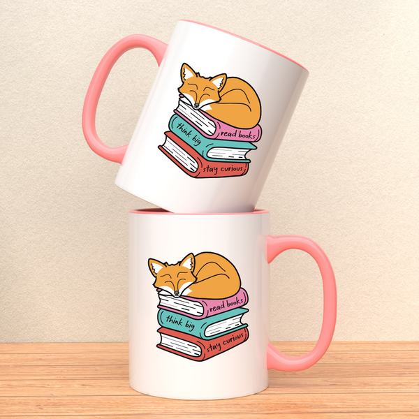 Sunshine Lane - Stay Curious Ceramic Mug ft. Maple the Fox