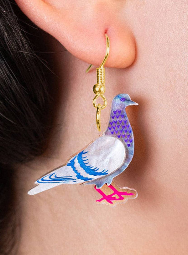 Tatty Devine - Pigeon Earrings