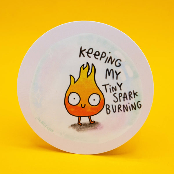 Katie Abey - Keeping My Tiny Spark Burning Vinyl Stickers