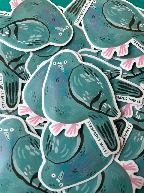 Fernandes Makes - Pigeon Vinyl Stickers (Vol. 2 / 12 New Pigeons)