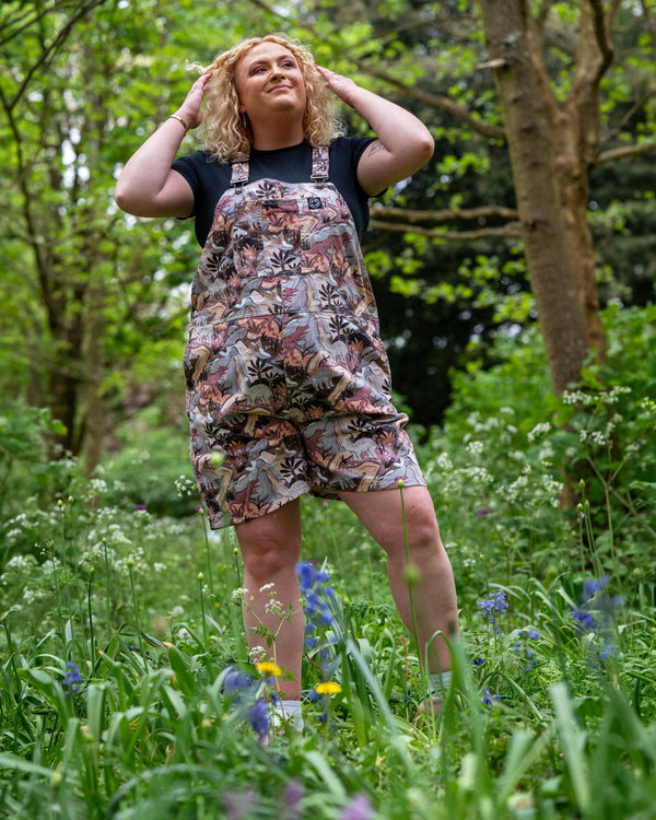 Rebel Romance - Rebel Romance Dinoverse Dungaree Shorts