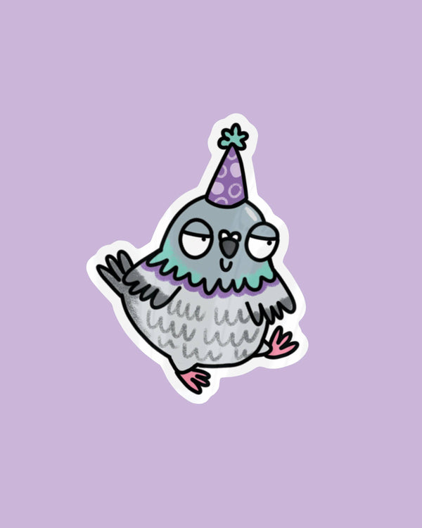 Rebel Romance - Rebel Romance x Katie Abey Pigeon Party Vinyl Sticker One