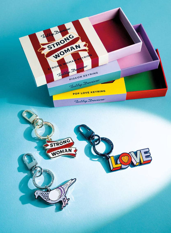Tatty Devine - Pigeon Keyring