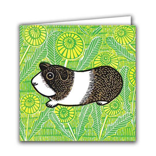Silver Birch Cards - Blank Greeting Card - 'Guinea Pig'