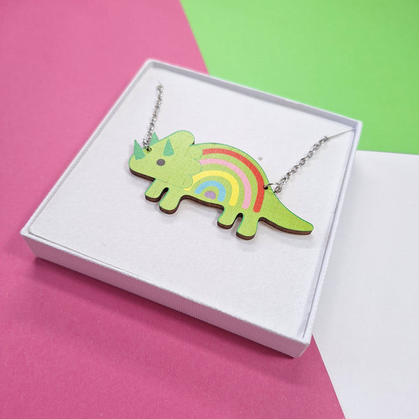 Prickle People - Dinosaur Necklace, Dinosaur Gift, Prickle People