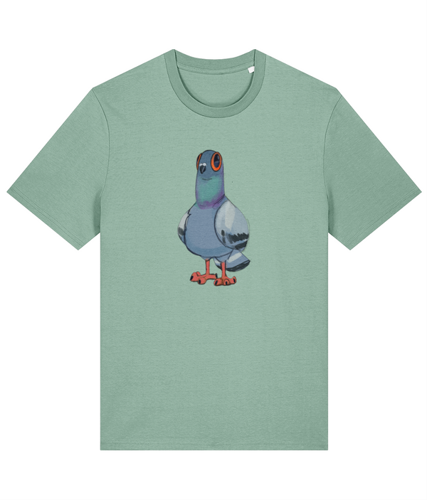 Unisex Premium Adults T-shirt - Ellen S Art work Pigeon