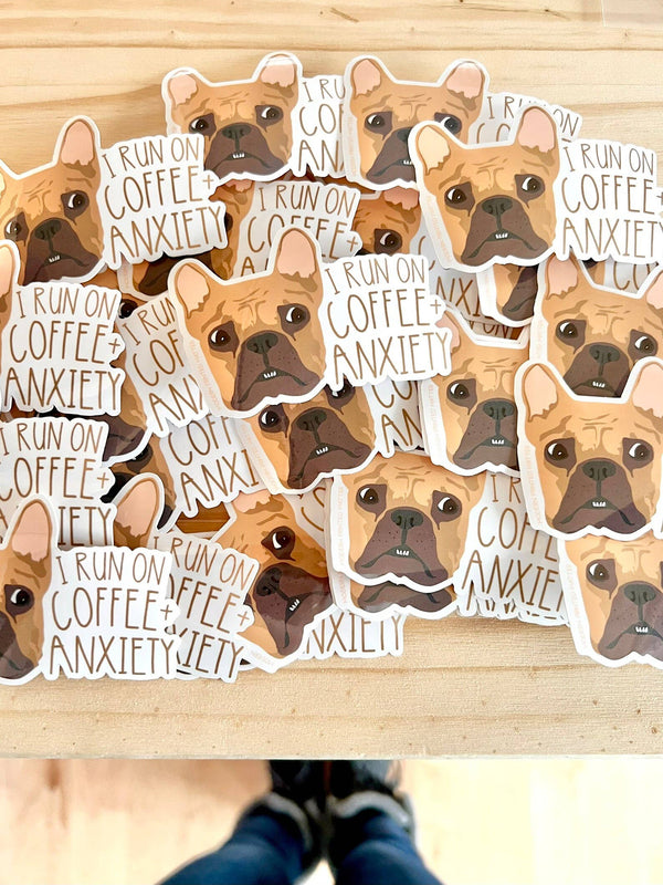 Modern Printed Matter - Coffee + Anxiety Sticker