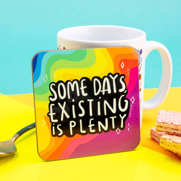 Katie Abey - Some Days Existing is Plenty Coasters