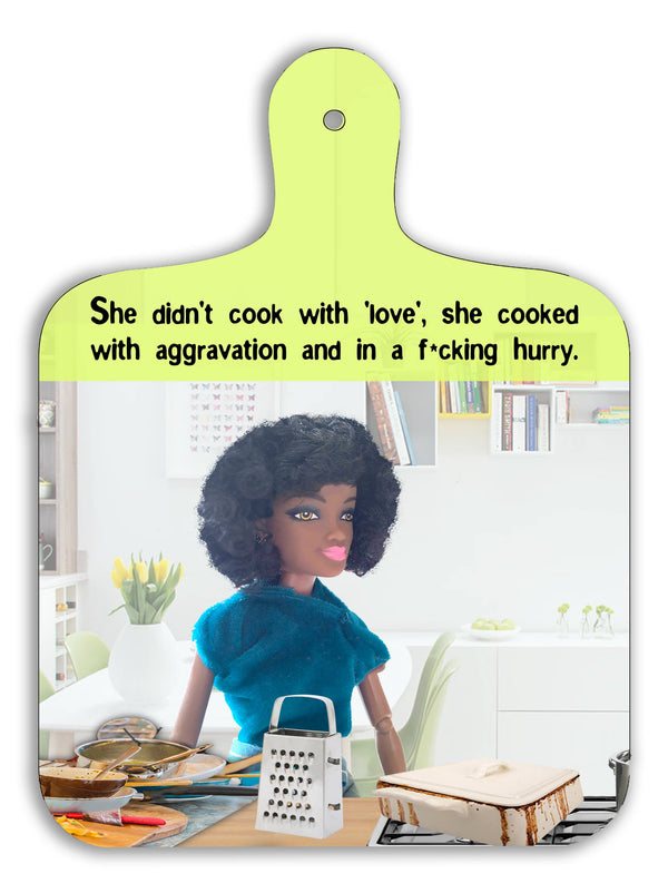 Go La La - Trollied Dollies Aggravation Chopping Board