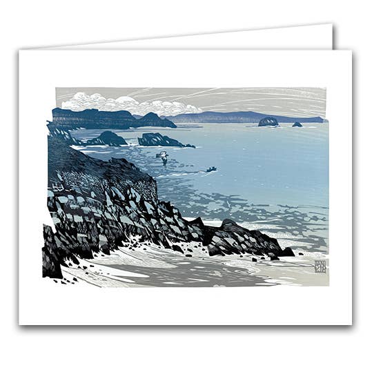 Silver Birch Cards - Blank Greeting Card - 'Morning Flight'