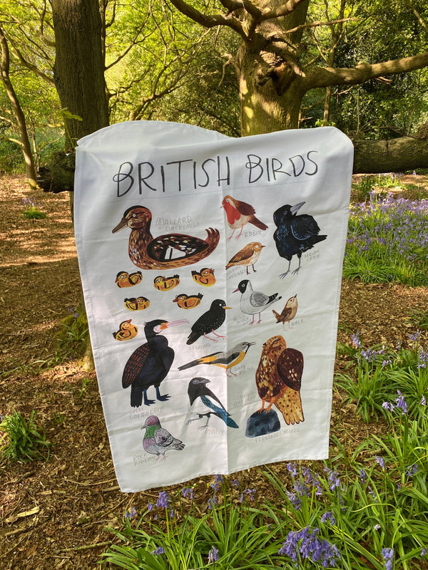 Fernandes Makes - British Birds Tea Towel