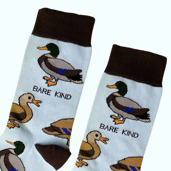Bare Kind Socks - Duck Socks | Bamboo Socks | Blue Socks | Farm Socks