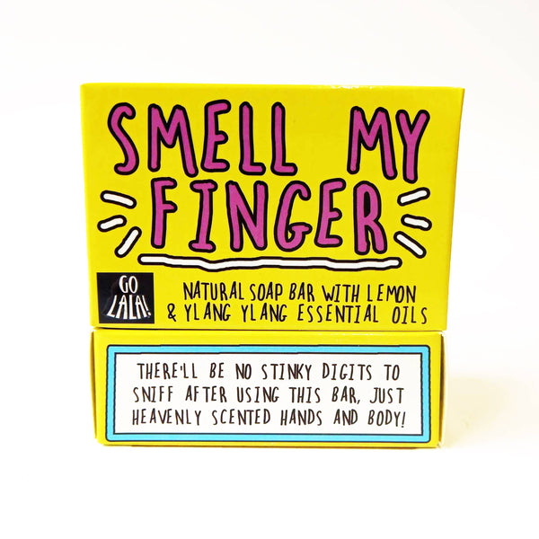 Go La La - Smell My Finger Soap Lemon & Ylang Ylang Funny Gift