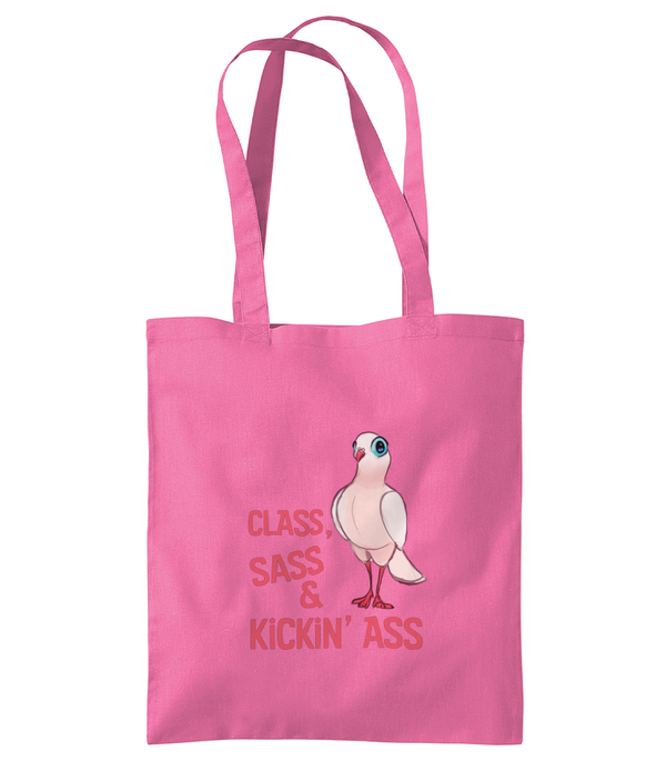 Westford Mill Promo Shoulder Tote Bag Class sass kickin ass tee