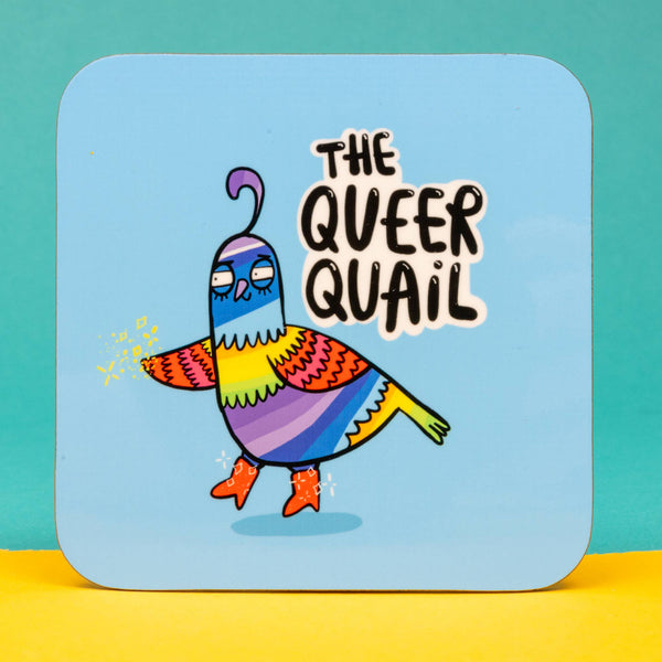 Katie Abey - Queer Quail Coasters