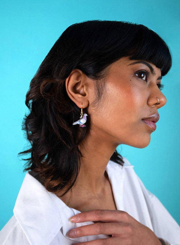 Tatty Devine - Pigeon Earrings