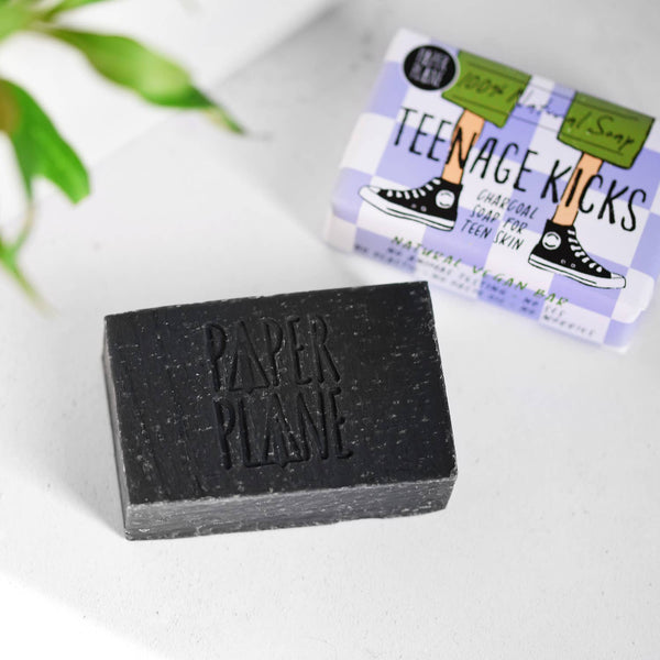 Paper Plane - Teenage Kicks Natural Vegan Soap Bar for Teenagers