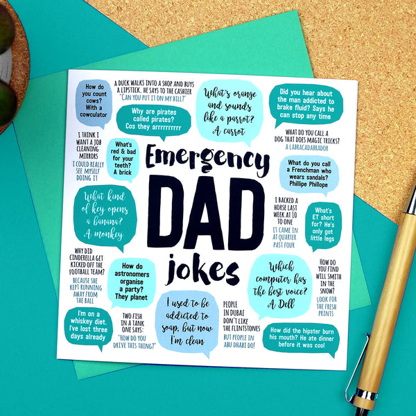 Emergency Dad Jokes Card