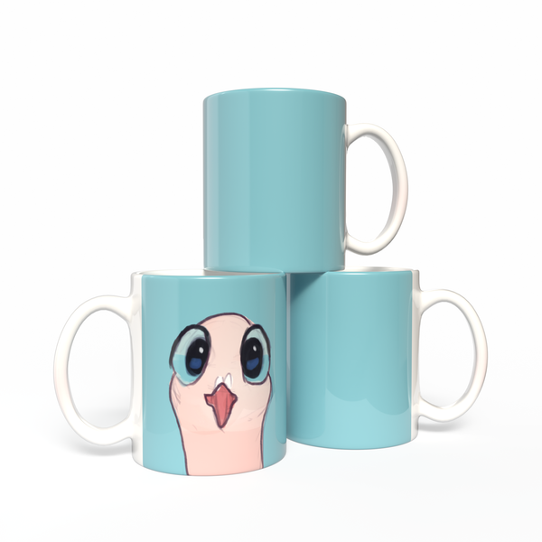 Just looking! Pink Dove Mug - Ellen S artwork