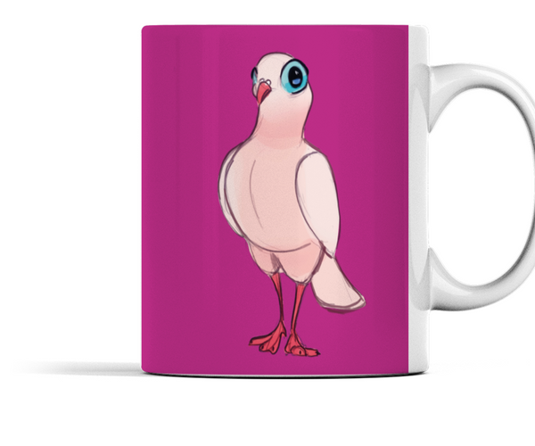 Mug Ellen S Dove love pink