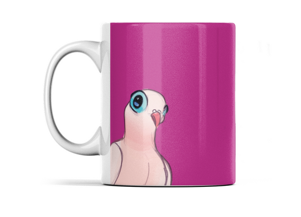 Mug Dove Love pink Mug Ellen S