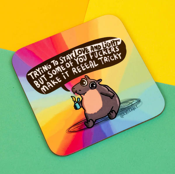 Kate Abey - Coaster - You make it reel tricky - hippo