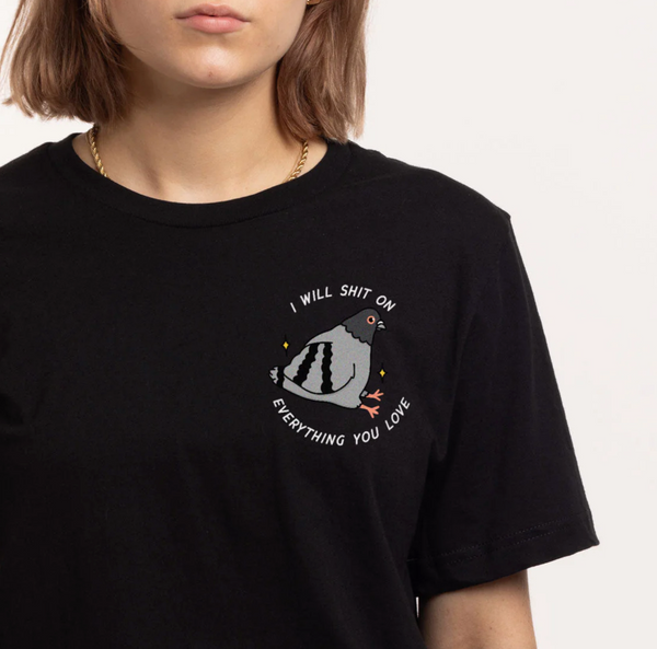 Pigeon Poo Adults T-shirt - Sassy Spud