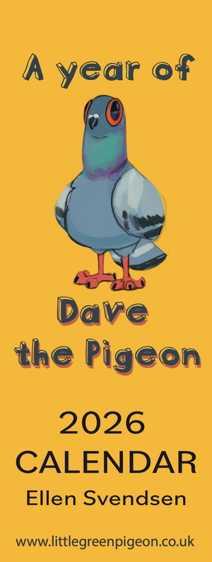 Dave the Pigeon 2026 Calendar