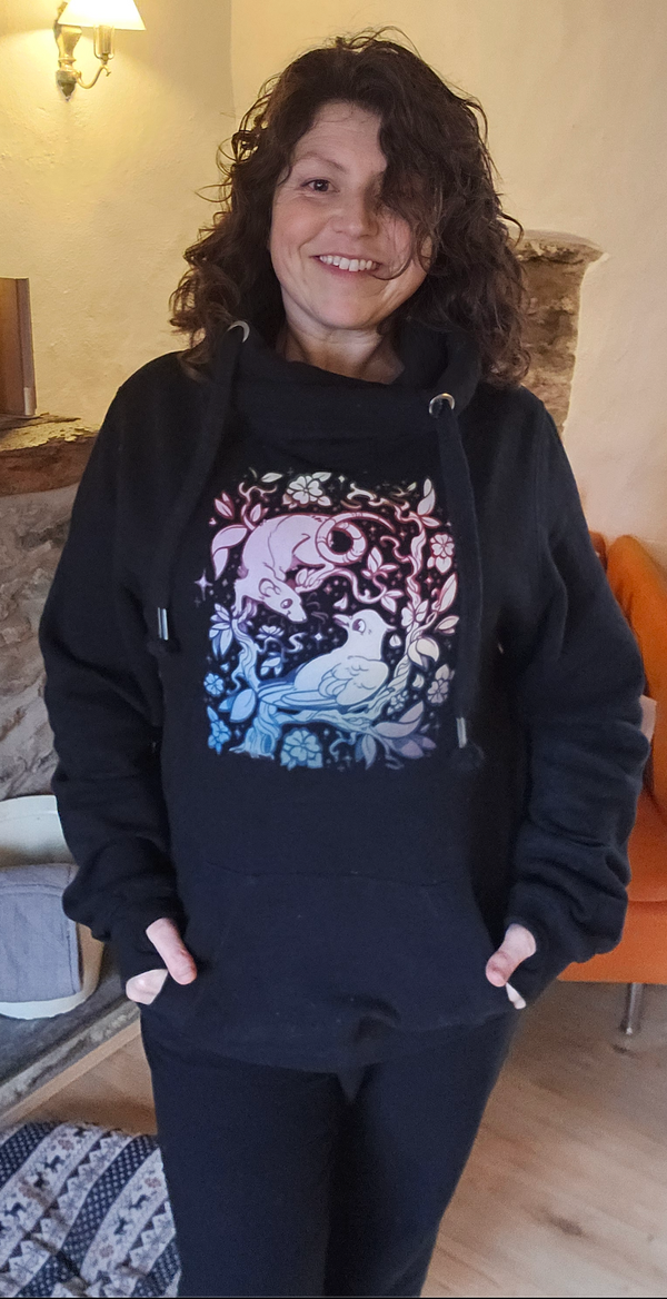 Compassion & Kindness  Luxury Hoodie (Front Print)