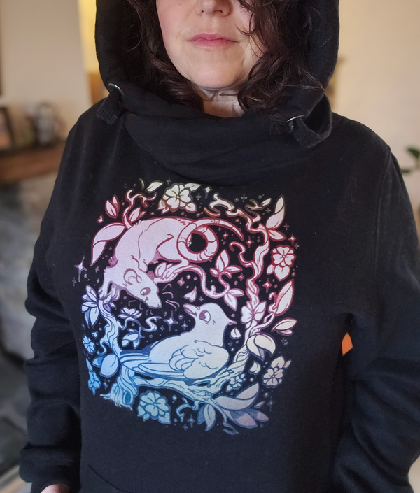 Compassion & Kindness  Luxury Hoodie (Front Print)