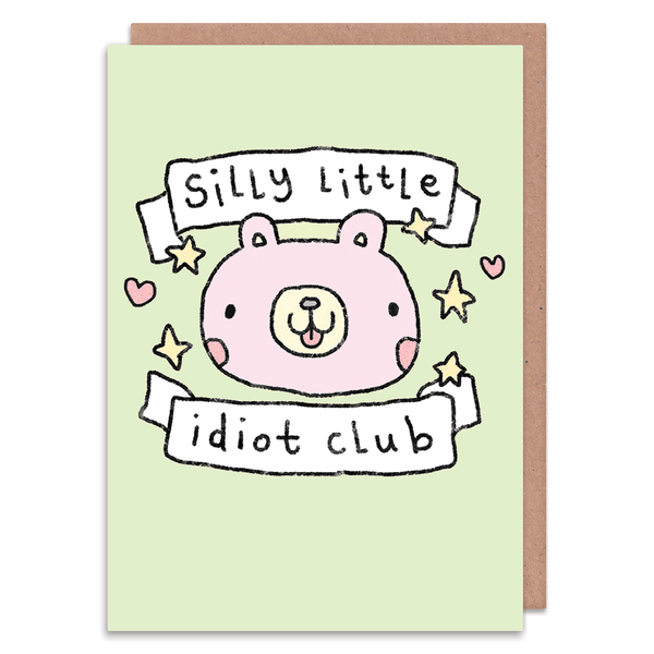 Whale & Bird - Silly Little Idiot Club Greeting Card