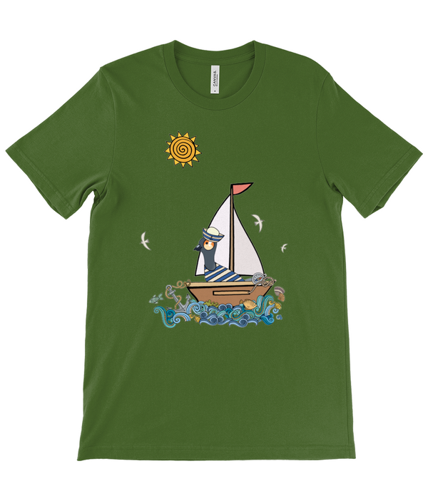 Sailor Pige Canvas Unisex Crew Neck T-Shirt (2024)