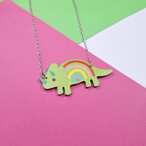 Prickle People - Dinosaur Necklace, Dinosaur Gift, Prickle People