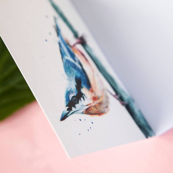 Kate Moby - Inky Nuthatch Eco A6 Notebook
