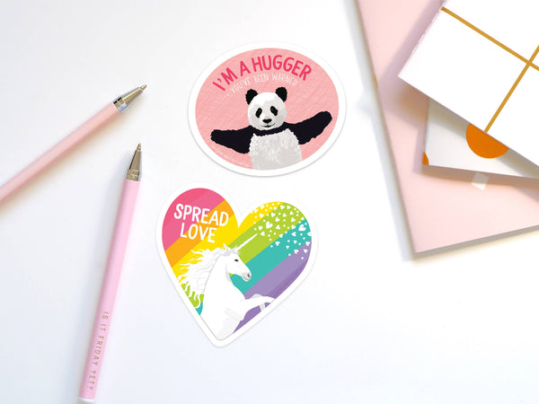 Modern Printed Matter - Spread Love Sticker