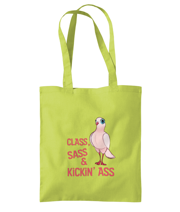 Westford Mill Promo Shoulder Tote Bag Class sass kickin ass tee