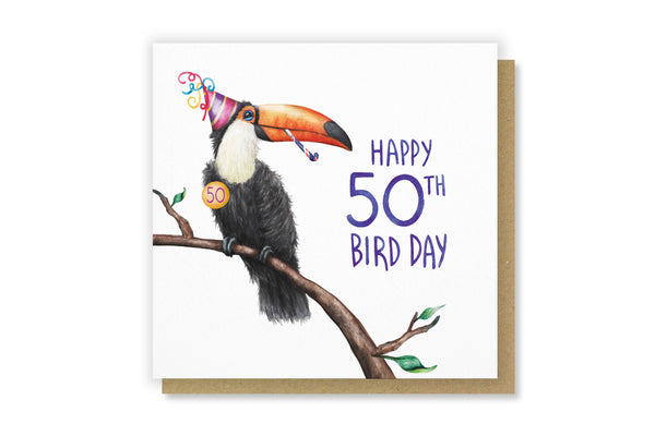 Citrus Bunn - Happy 50th Birthday Pun Greetings Card