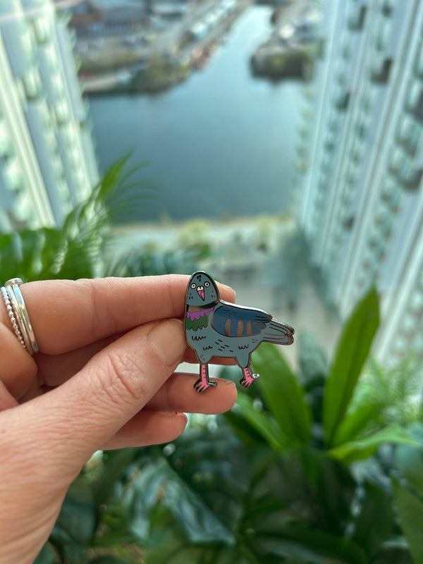Fernandes Makes - Derby Pigeon Enamel Pin
