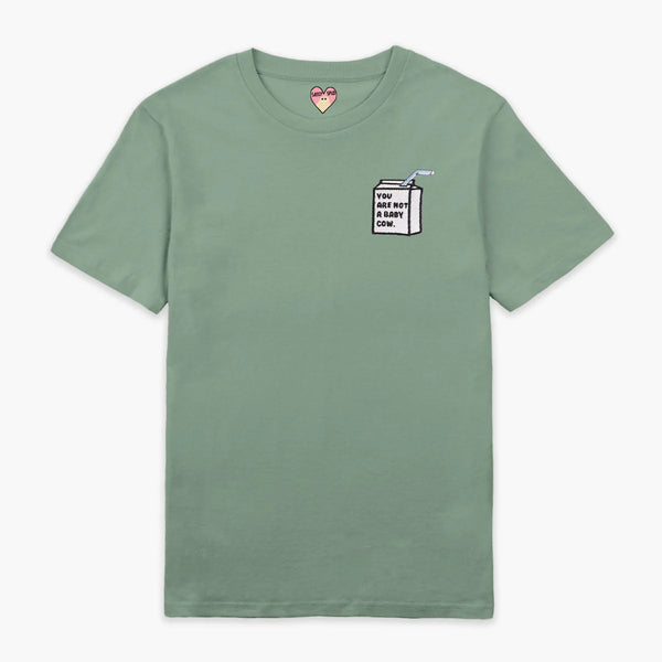 Baby Cow Embroidered T-Shirt (Unisex)
